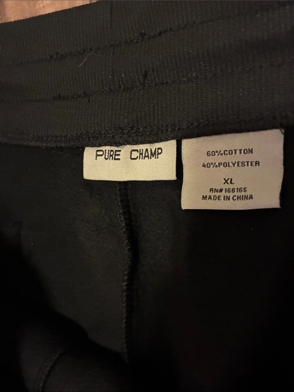 Men's Modern Black Slim Fit Joggers With Zipper Side Pockets- NWT